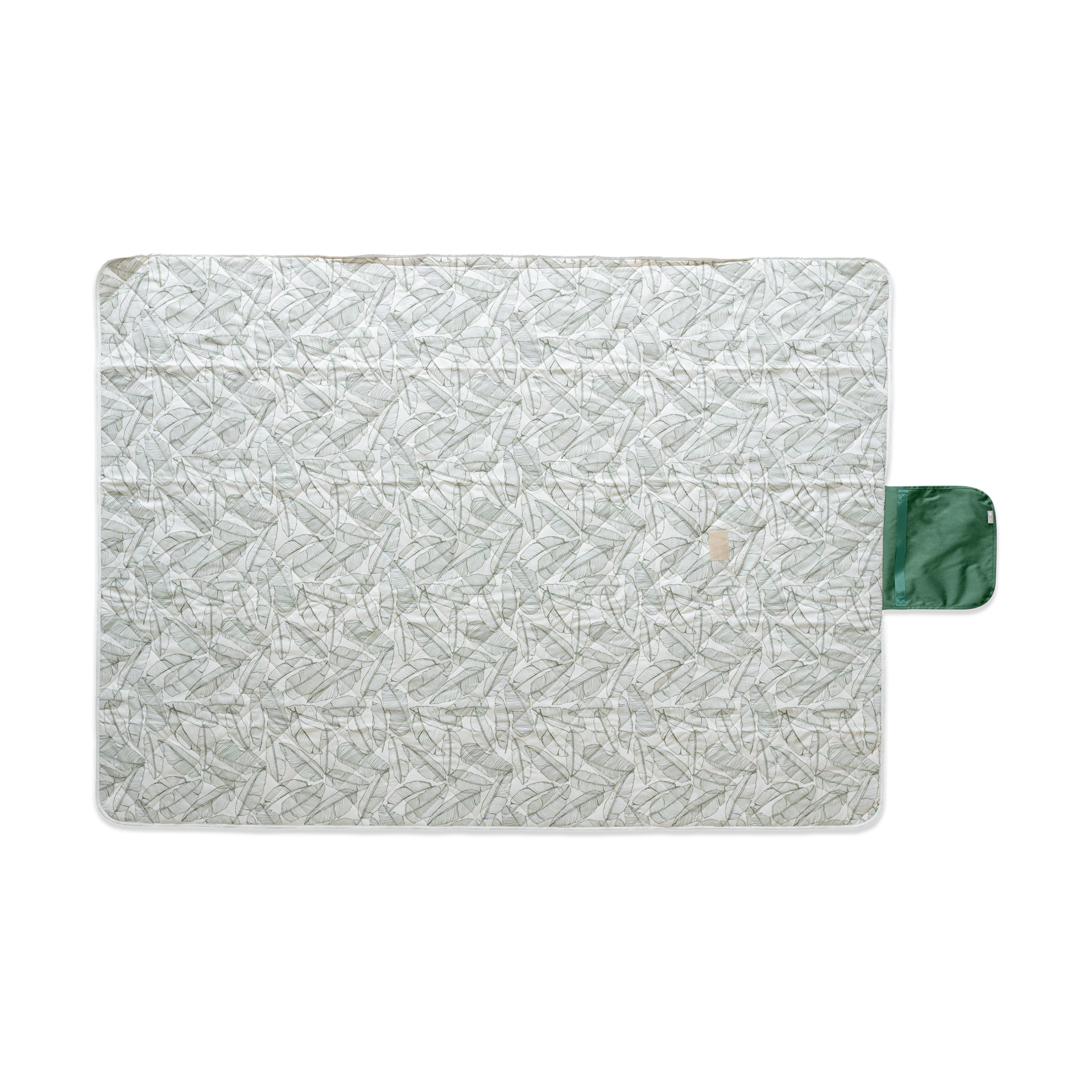 Goumi Kids x Babylist Outdoor Blanket - Banana Leaf, 78.7” X 57.9” X 0.4.