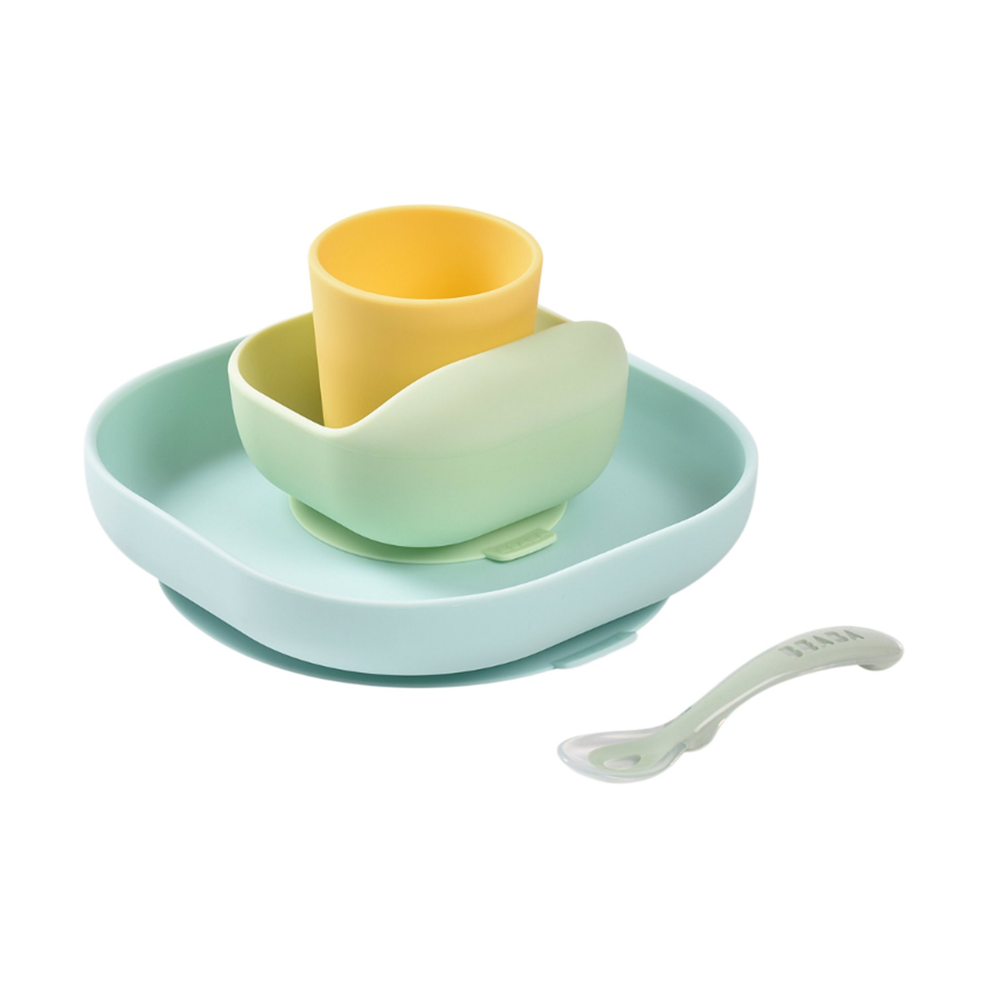 Beaba Silicone Suction Meal Set (Pack of 4).