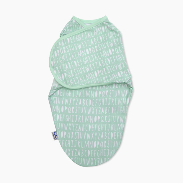 Delta Children Little Lambs Adjustable Swaddle Wrap (4-Pack) - Green, Extra Small.