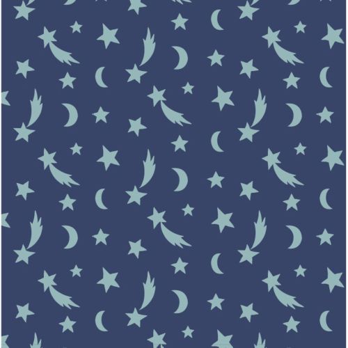 Hanna Andersson Baby 2-Way Zip Sleeper in HannaSoft - Mini Shooting Stars, Newborn.