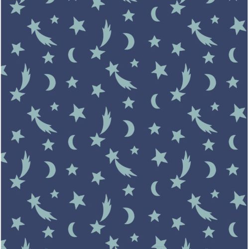 Hanna Andersson Baby 2-Way Zip Sleeper in HannaSoft - Mini Shooting Stars, 3-6 M.