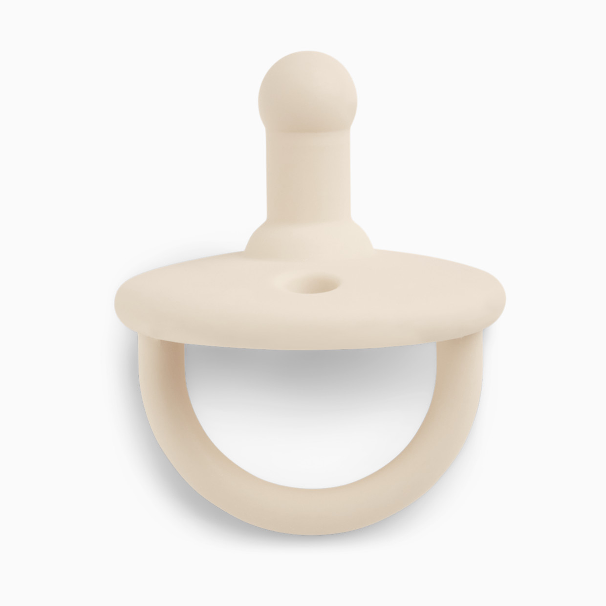 AEIOU Silicone Pacifier (2 Pack) - Petal/Oat Milk.