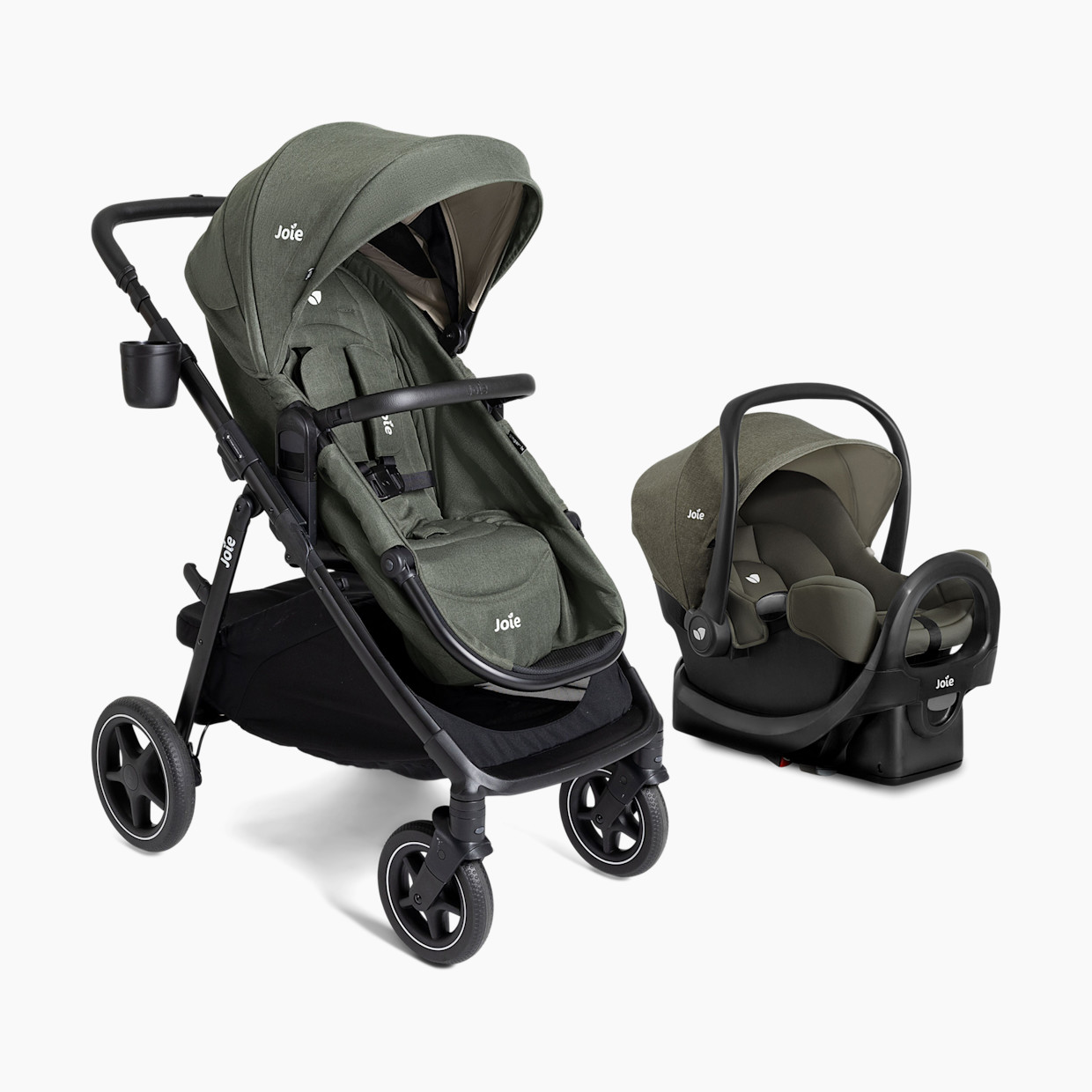 Joie Ginger LX And Rue Travel System - Evergreen.