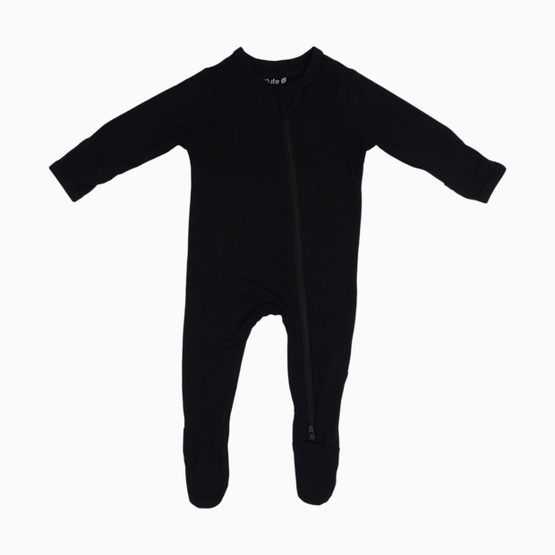 Kyte Baby Zipper Footie - Midnight, Newborn.