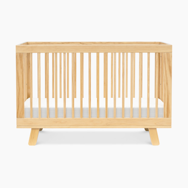 babyletto Hudson 3-in-1 Convertible Crib with Toddler Bed Conversion Kit - Natural.