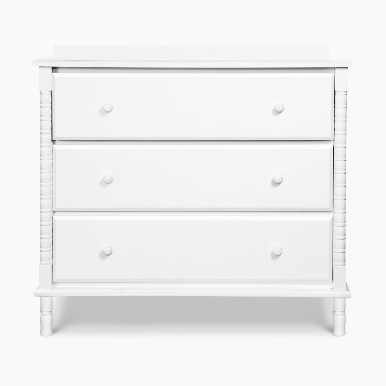 DaVinci Jenny Lind Spindle 3-Drawer Dresser - White.