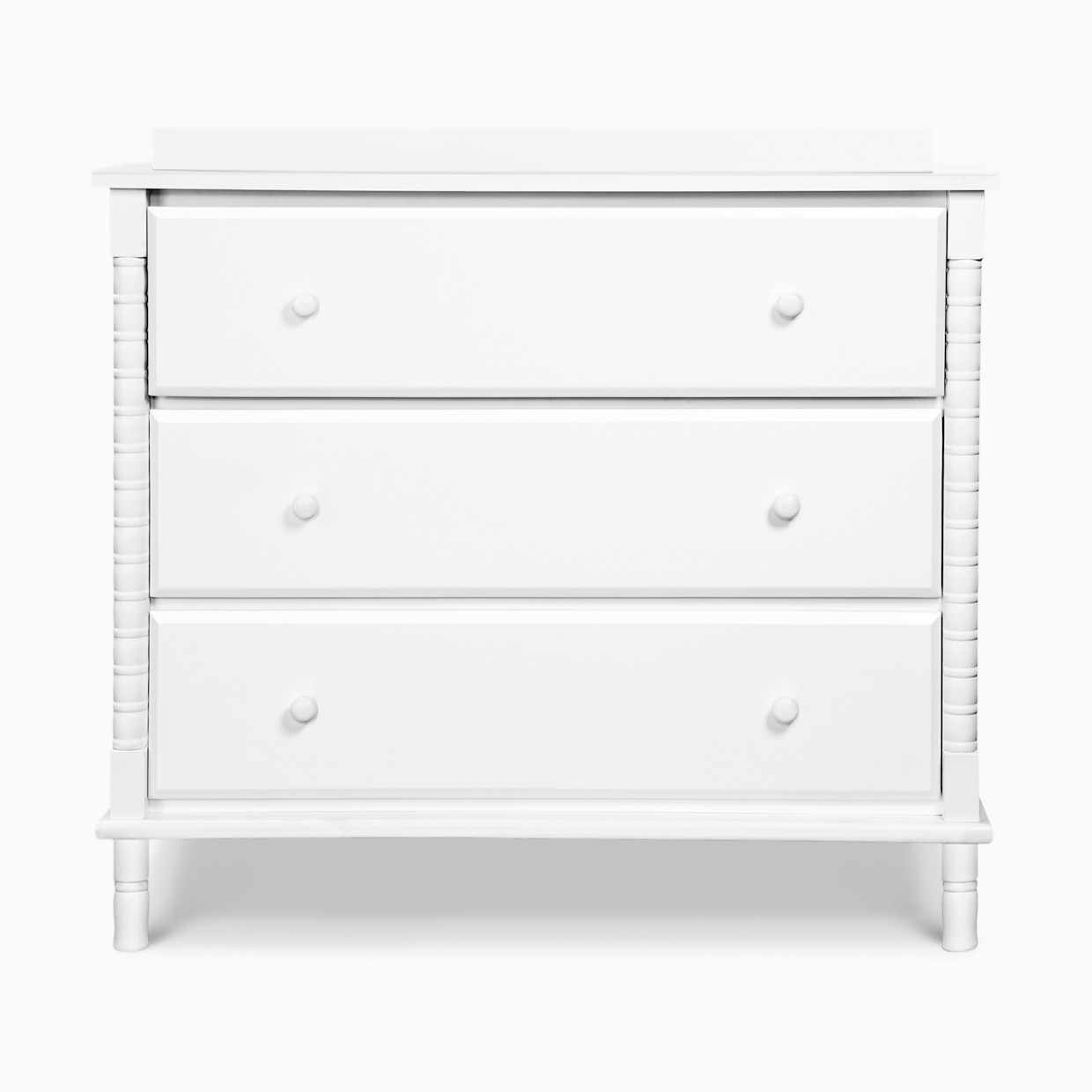 daVinci Jenny Lind Spindle 3-Drawer Dresser - White.
