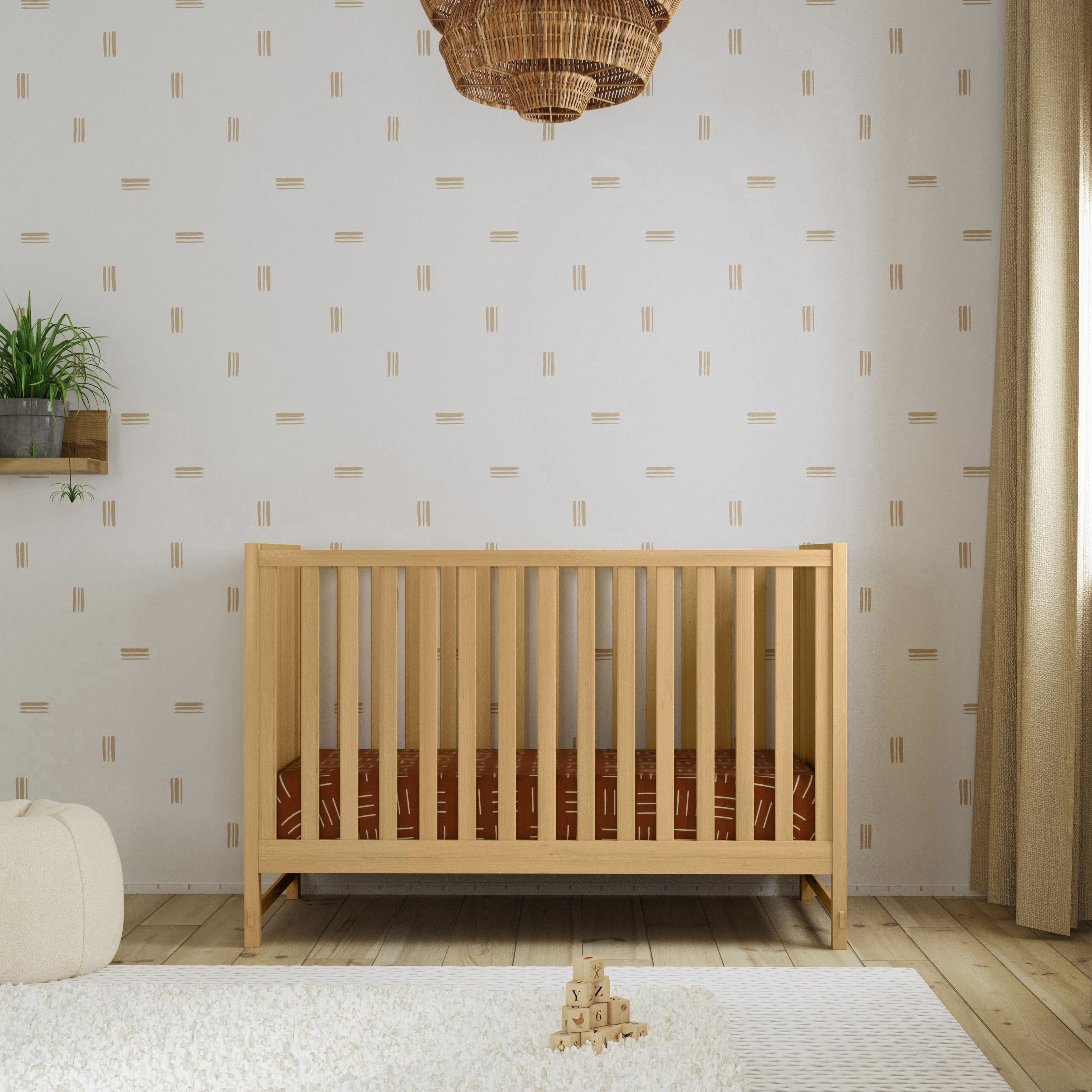 daVinci Margot 3-in-1 Convertible Crib - Honey.