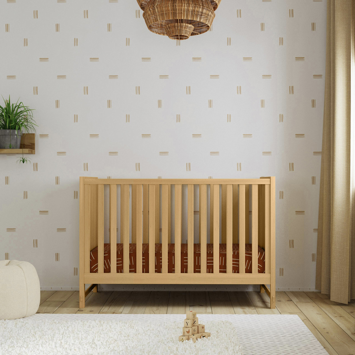 daVinci Margot 3-in-1 Convertible Crib - Honey.