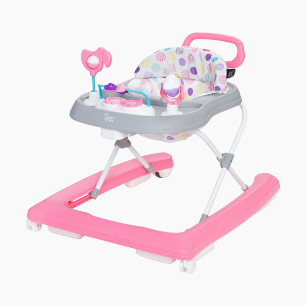 Baby Trend Smart Steps Trend PLUS 2-in-1 Walker with Deluxe Toys - Orbits Pink.