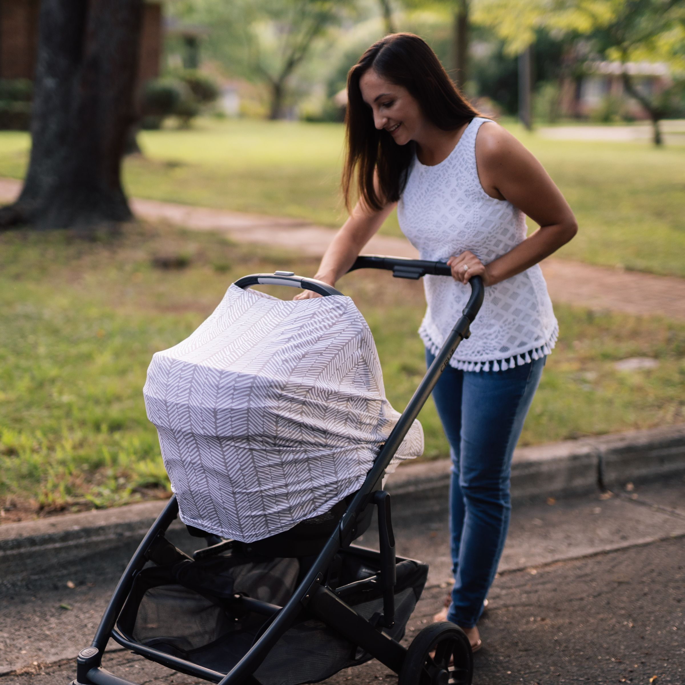 Milk Snob 5-in-1 Cover - Herringbone.