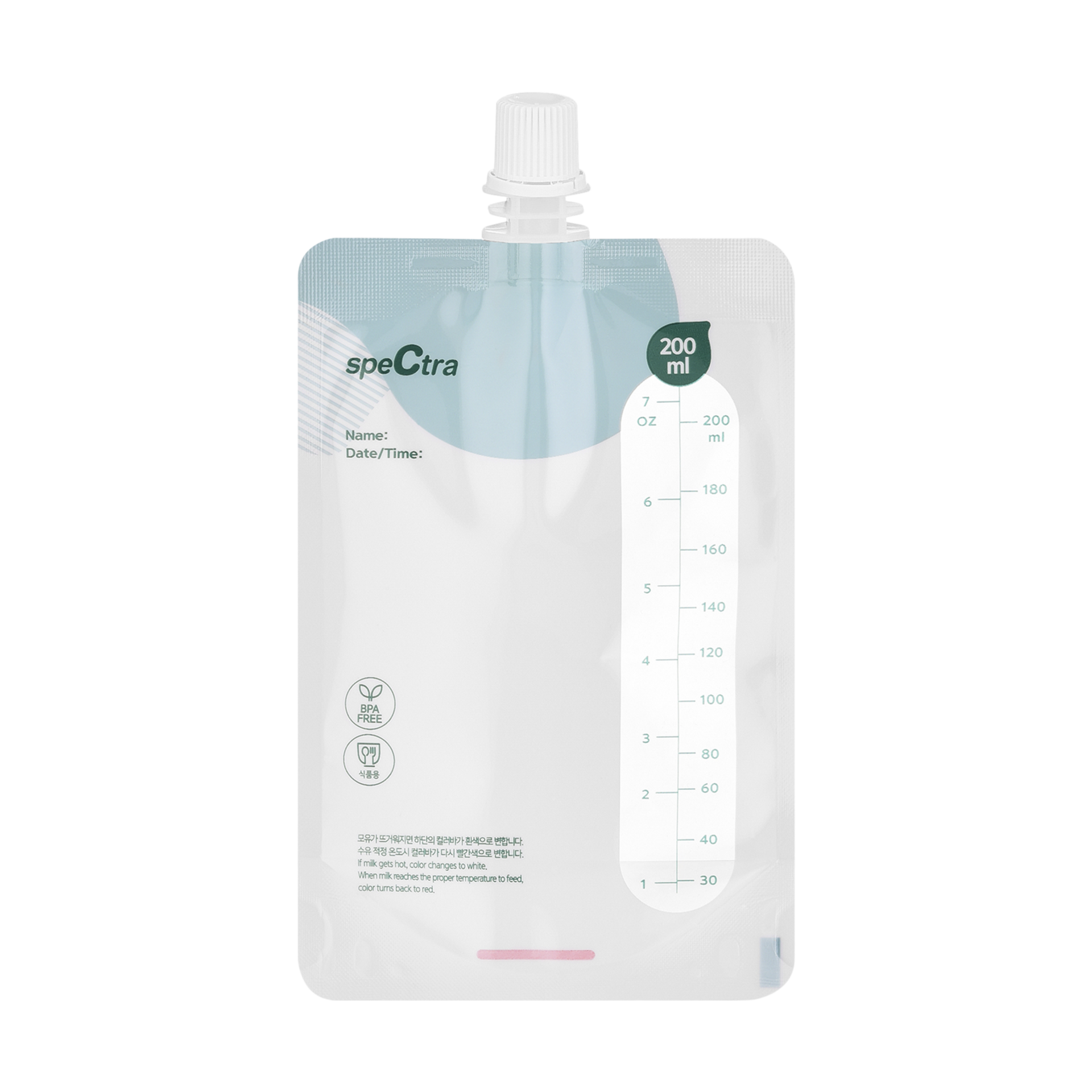 Spectra Simple Store Breast Milk Collection Storage Bags with Bottle Connector - 10ct.