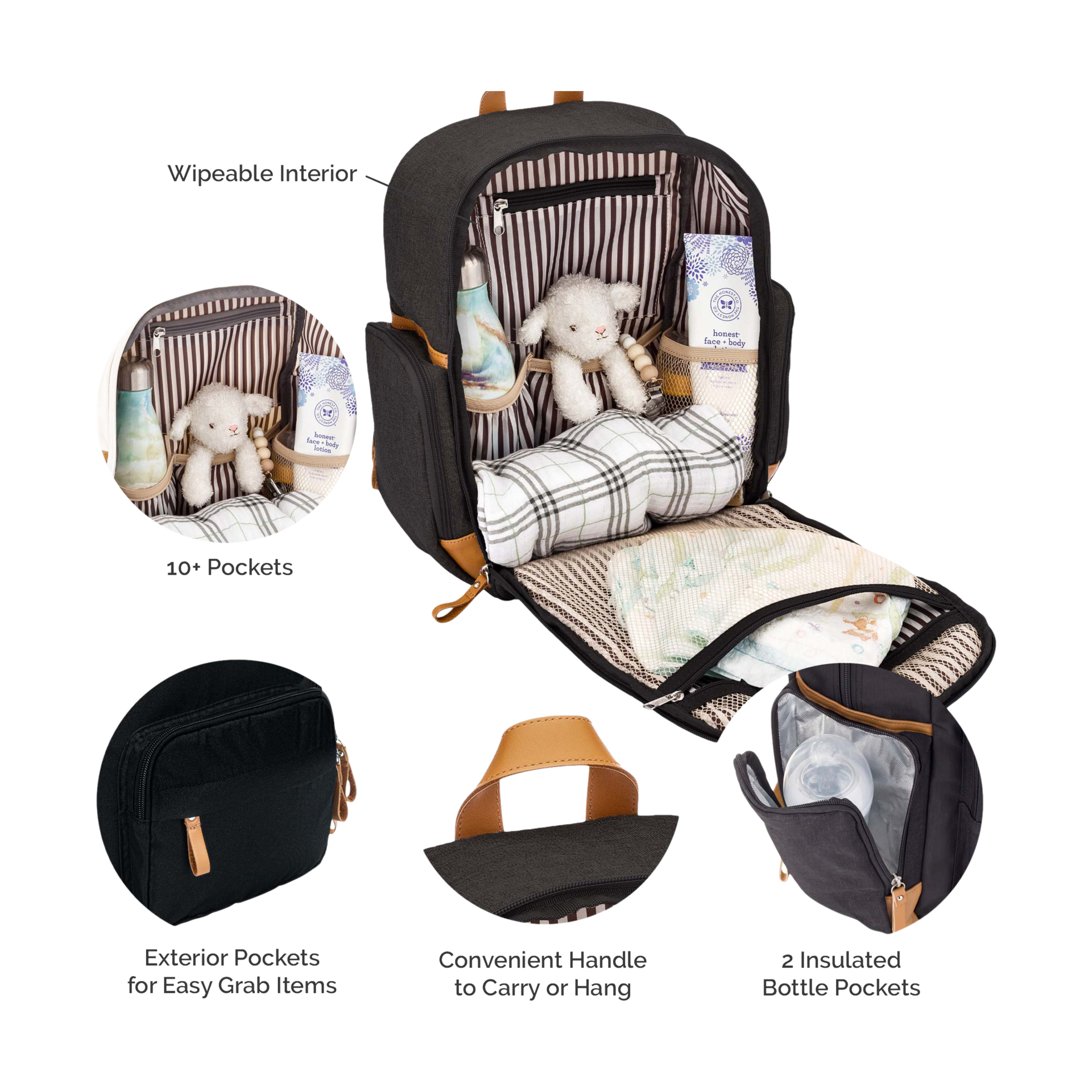 Parker Baby Co. Birch Bag Mini Diaper Backpack.
