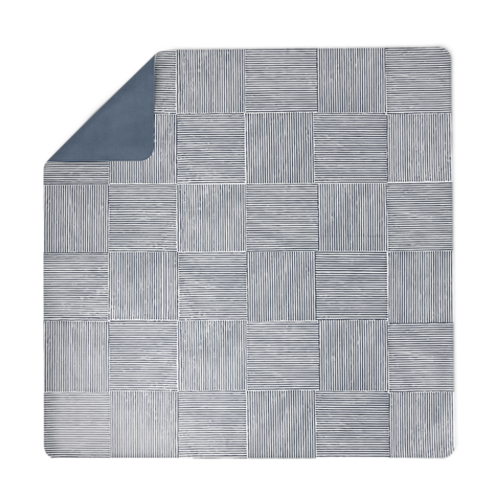 Lalo Splat Mat - Blueberry Wickerwork.