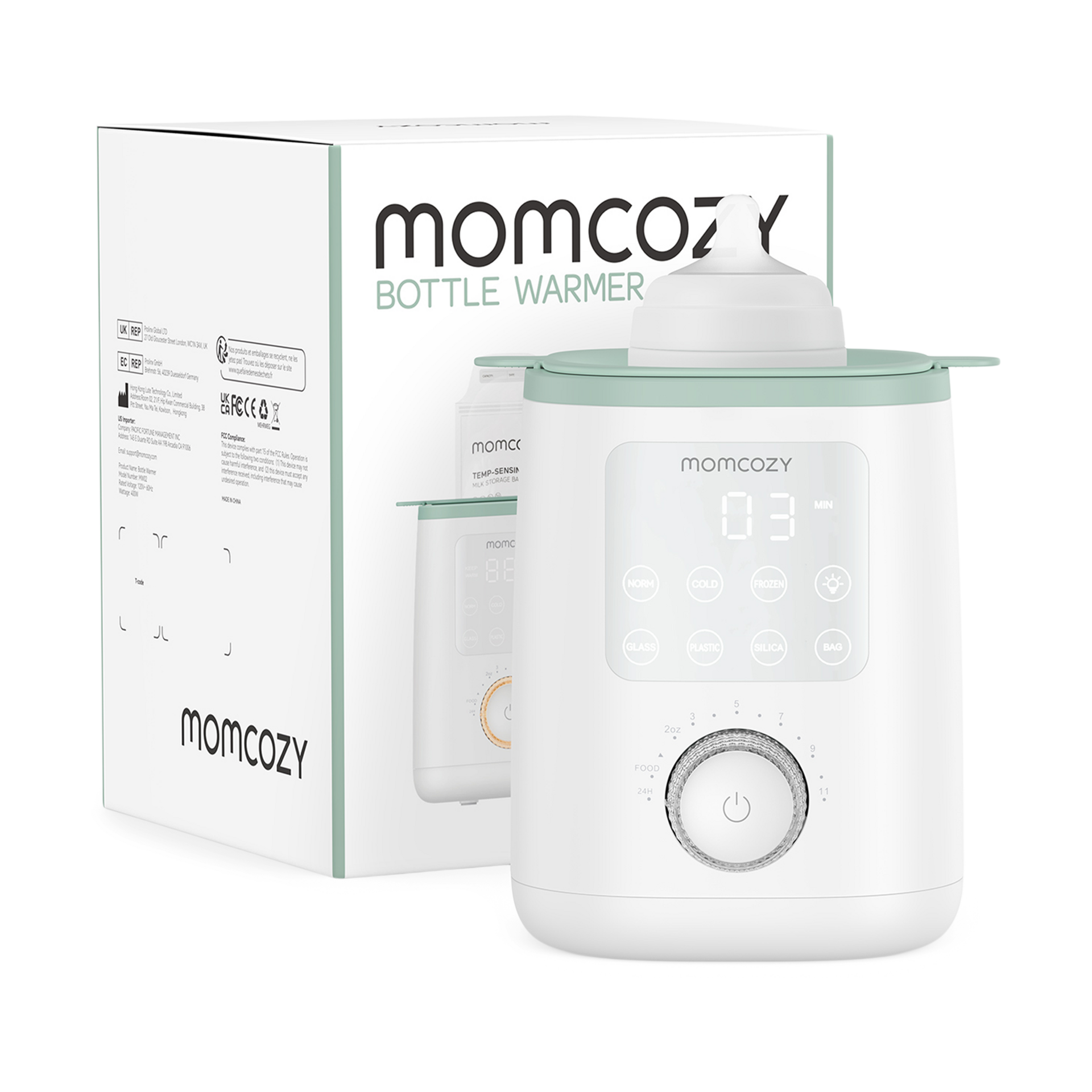 Momcozy 9-in-1 Nutri Bottle Warmer.