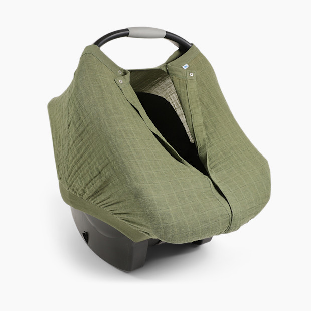 Little Unicorn Cotton Muslin Car Seat Canopy.