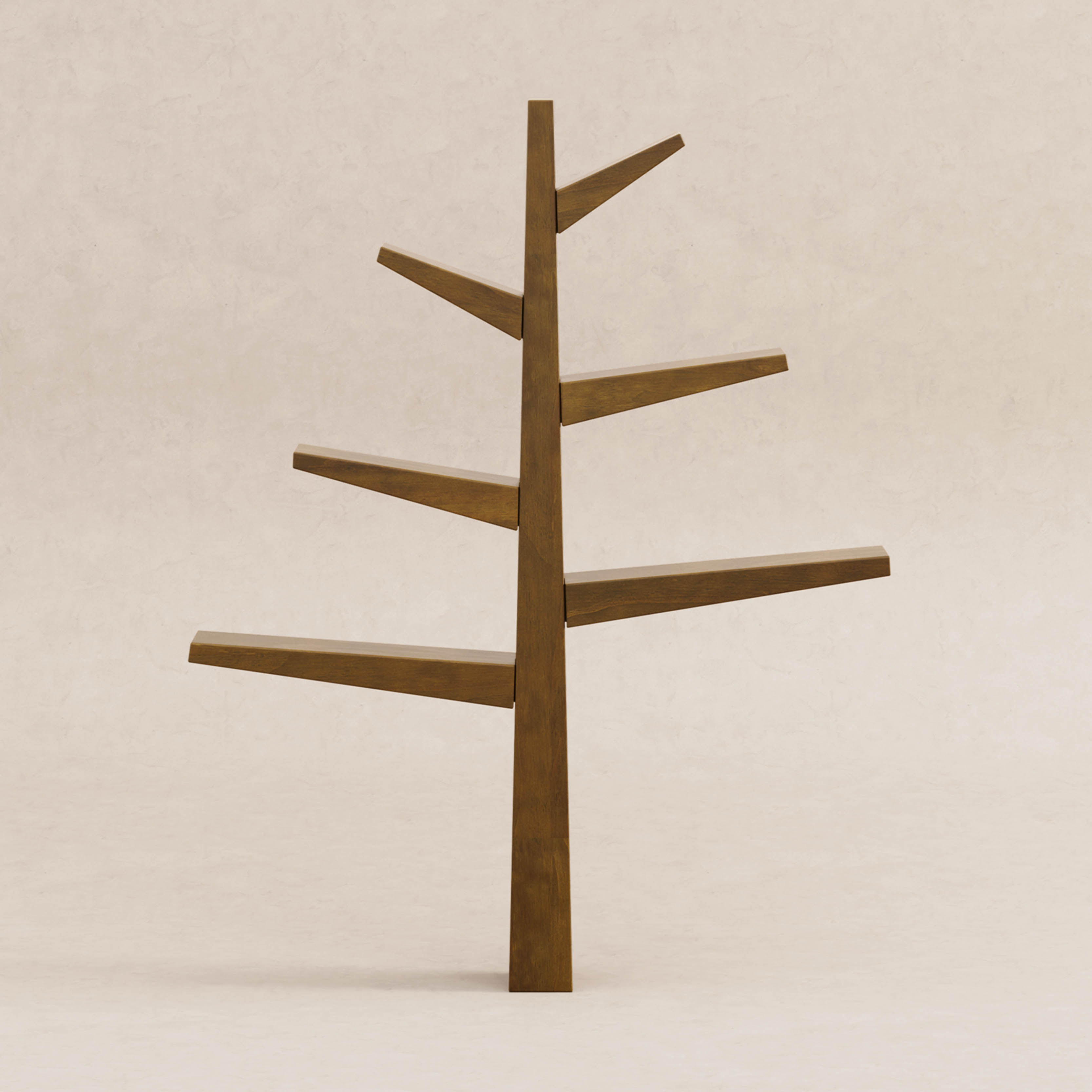 babyletto Spruce Tree Bookcase - Natural Walnut.