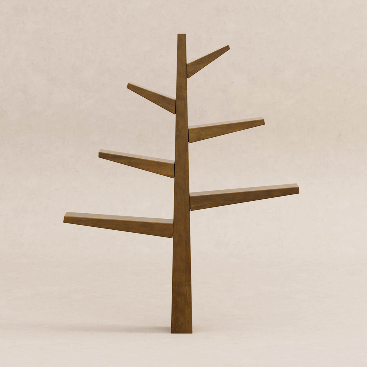 babyletto Spruce Tree Bookcase - Natural Walnut.