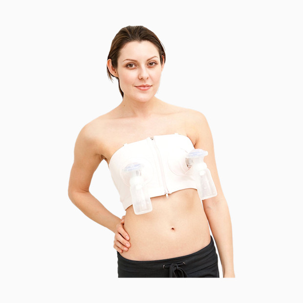 Simple Wishes Hands Free Breastpump Bra - Pink, Xs-L - $29.99.