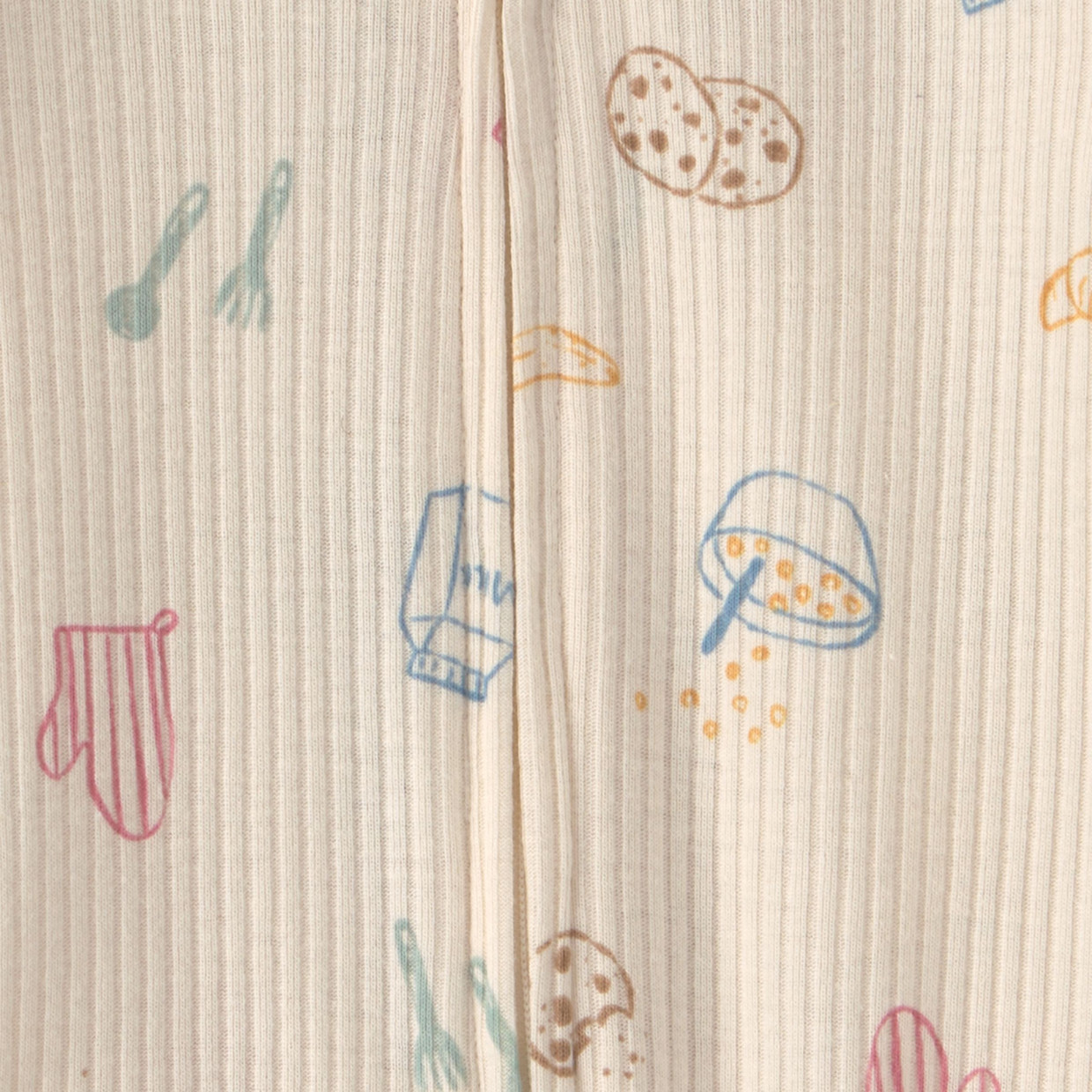 Carter's Snug Fit Sleep & Play Pajamas - Ivory Breakfast, Nb.