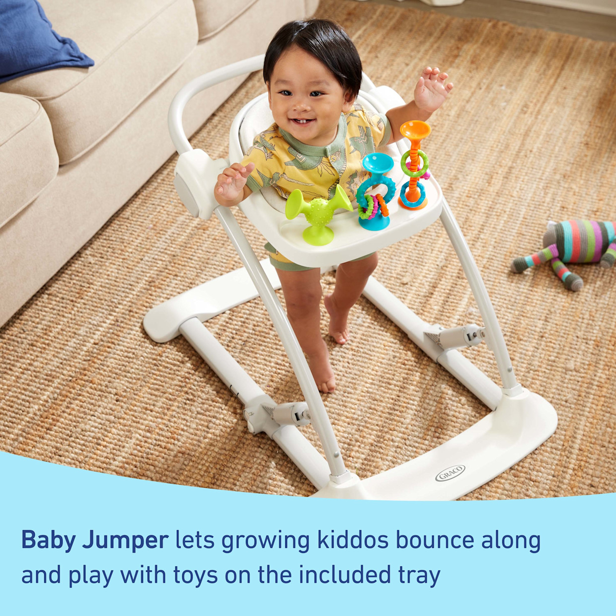 Graco JumpStart 4-in-1 Activity Bouncer - Wren.
