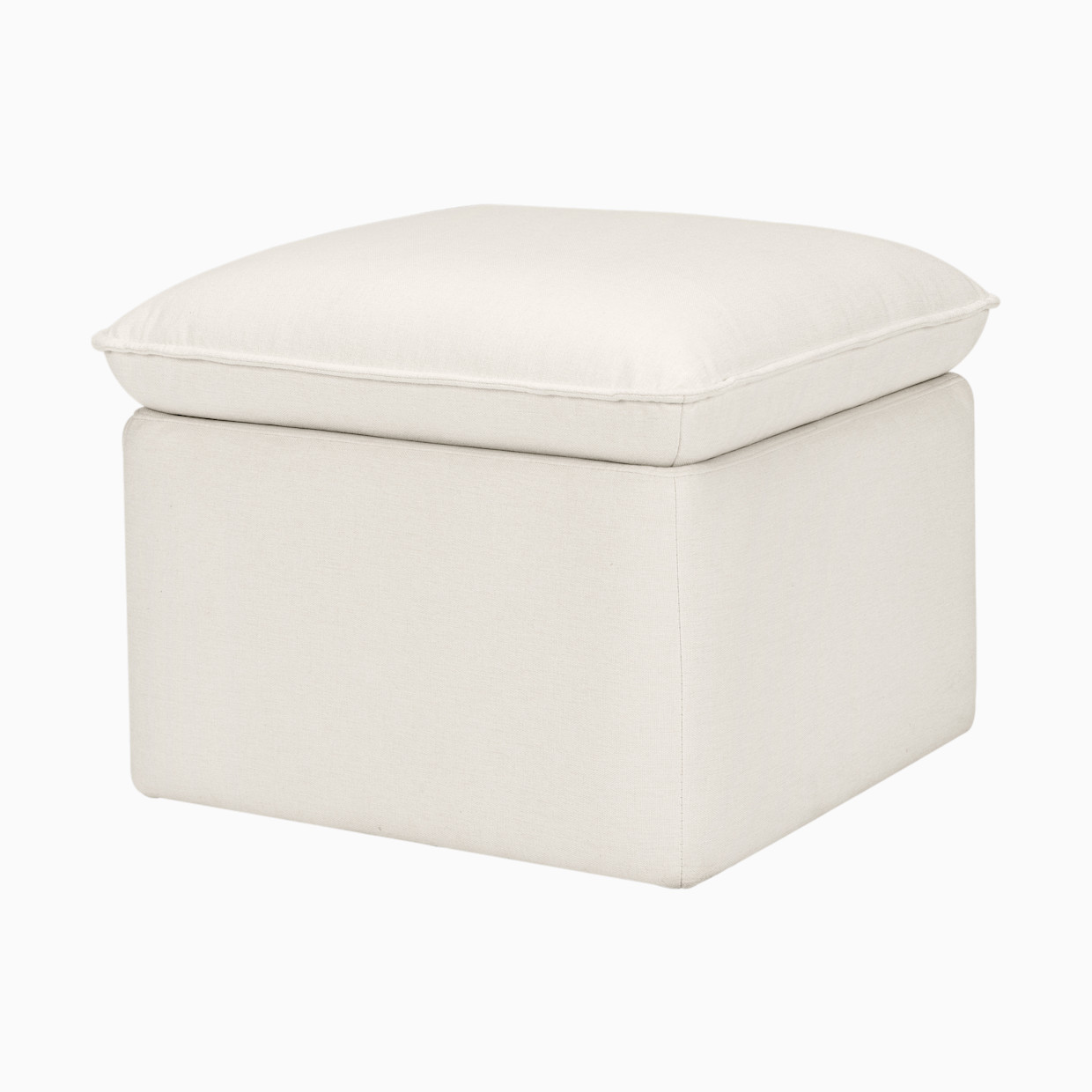 babyletto Cali Storage Ottoman - Performance Cream Eco Weave.