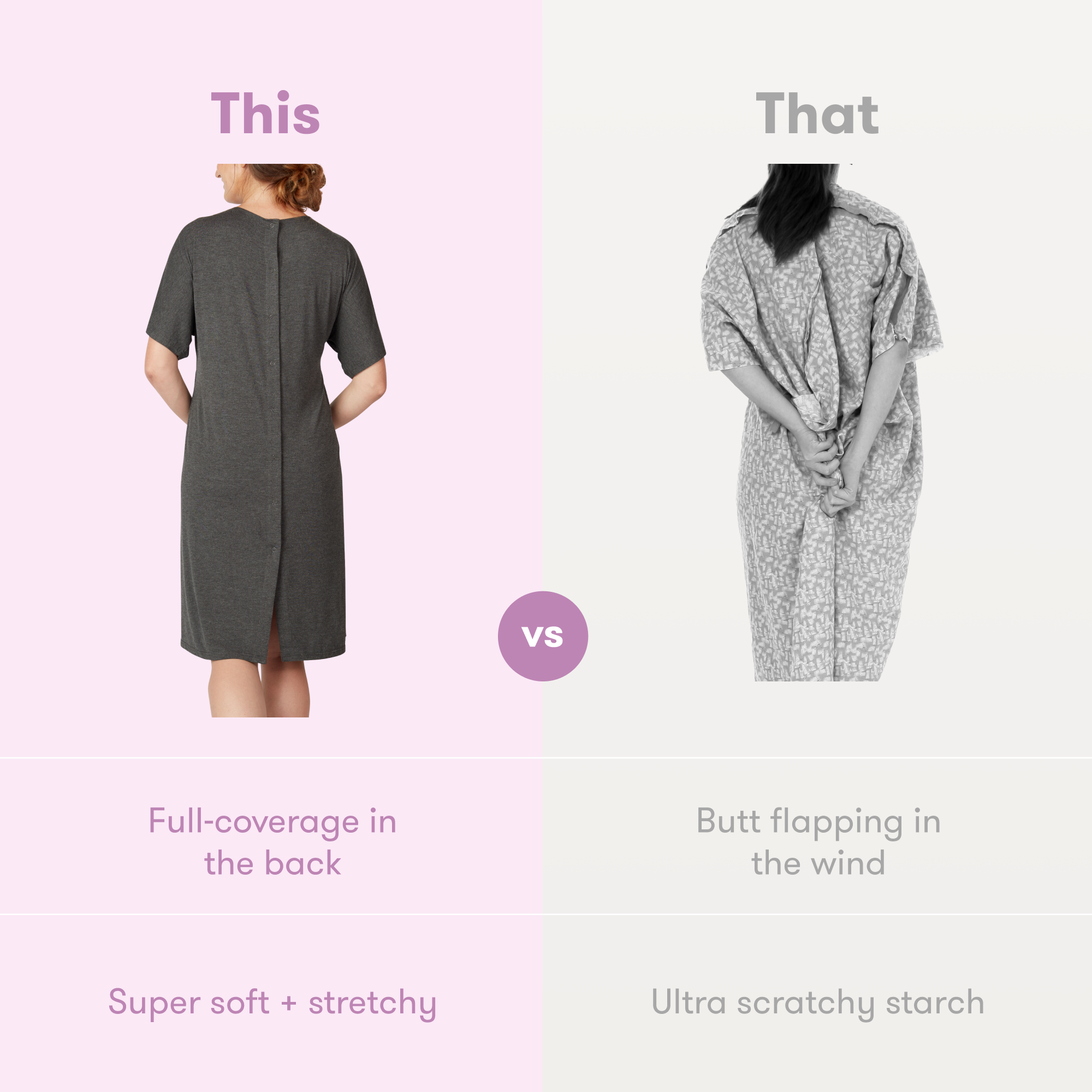 Frida Mom Delivery and Nursing Gown.