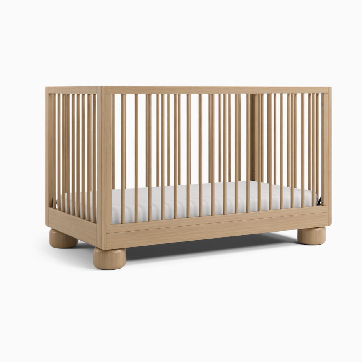 Storkcraft Sorrento Deluxe 3-in-1 Convertible Crib with Toddler Guardrail - Driftwood.