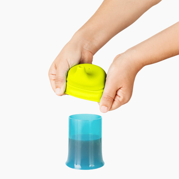 Boon Snug Spout Top with Cup - Blue Multi.