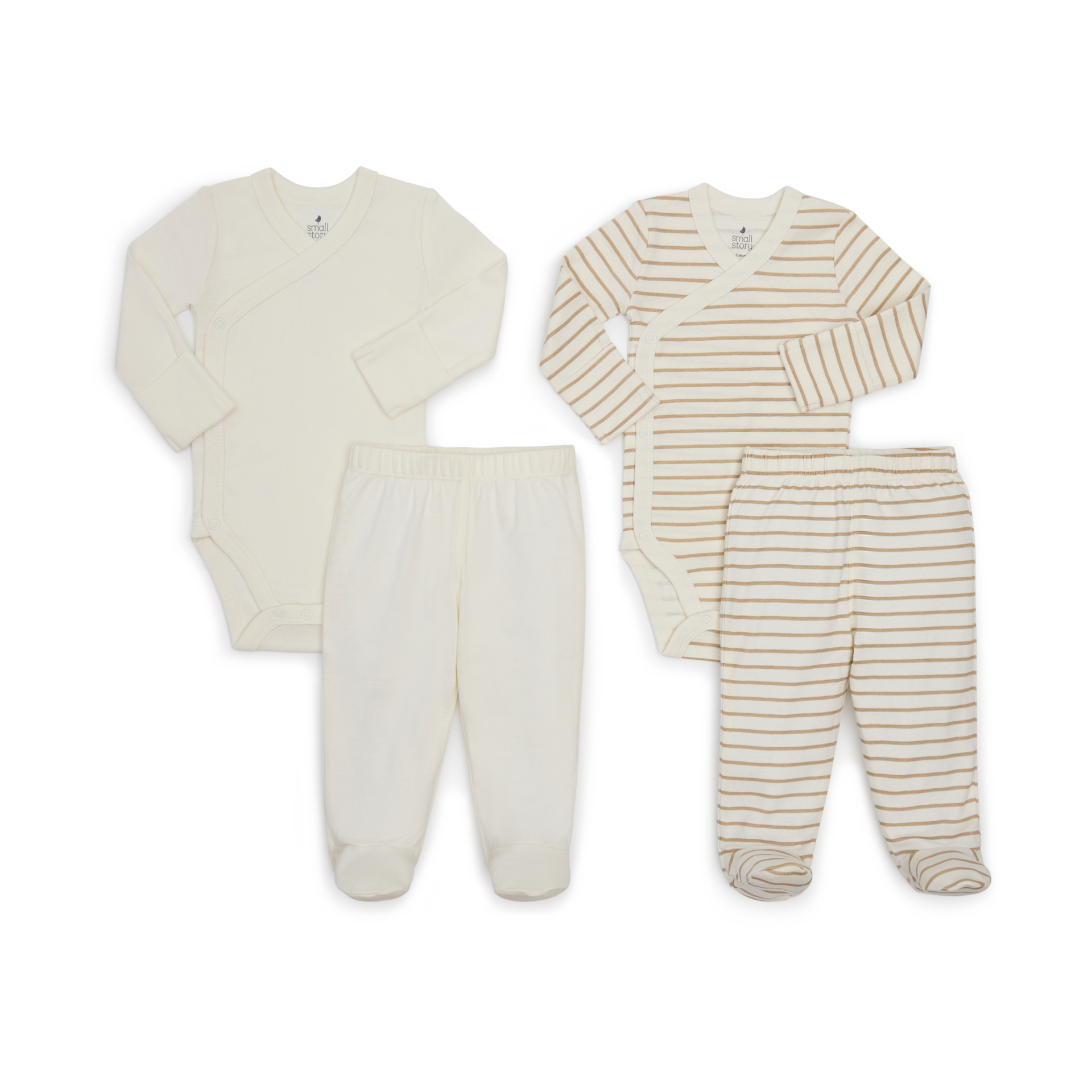 Thumbnail of Ivory & Beige Stripe