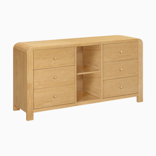 babyletto TipToe 6-Drawer Assembled Dresser with Cubbies.