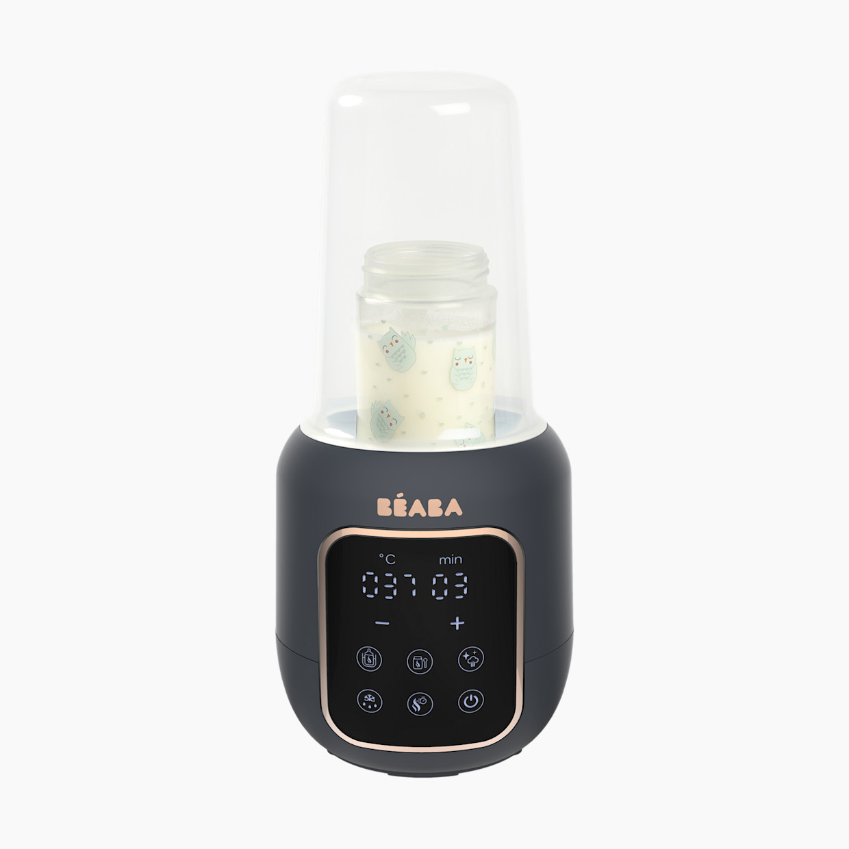 Beaba Multi Milk Baby Bottle & Jar Warmer - Midnight.