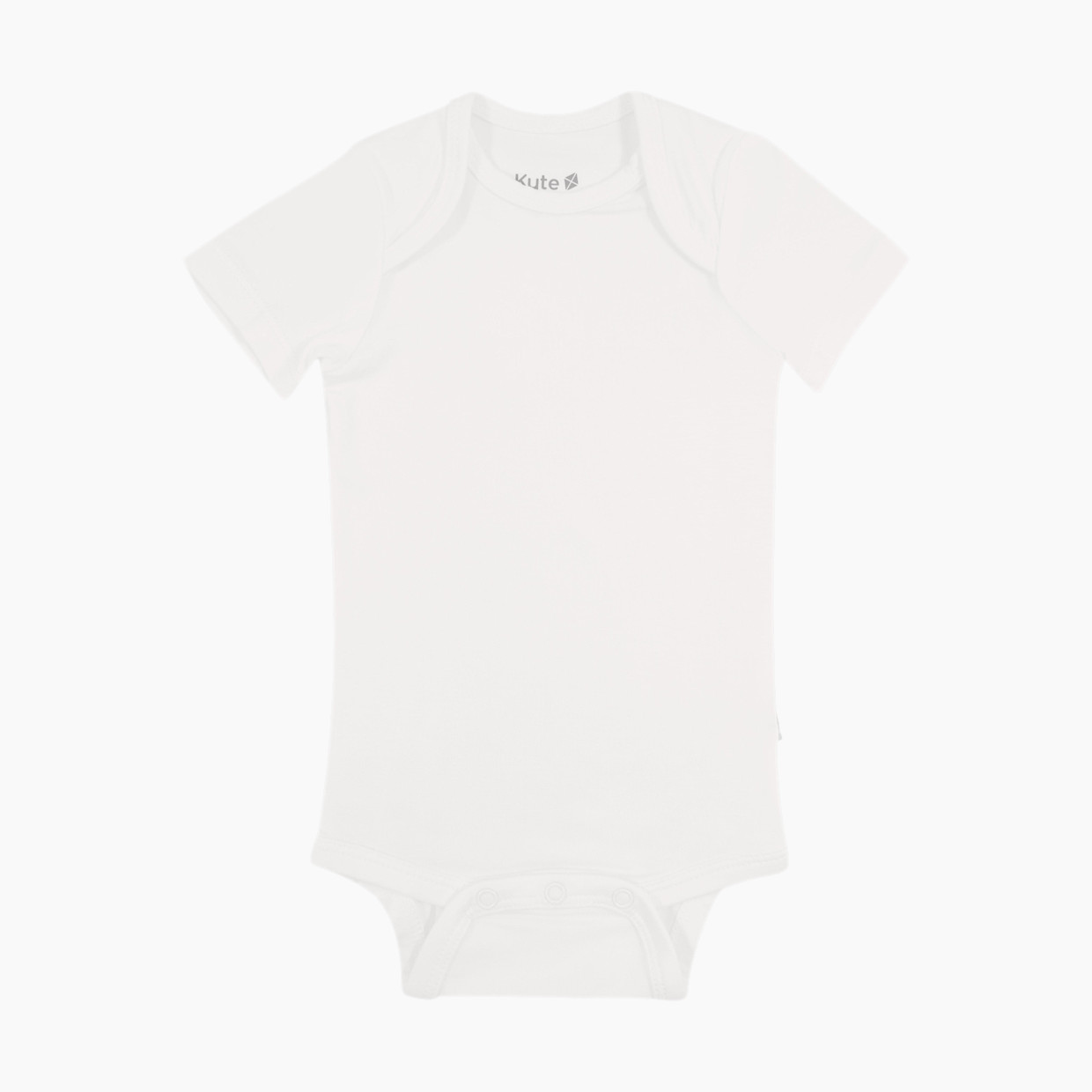 Kyte Baby Short Sleeve Bodysuit - Cloud, 0-3 M.