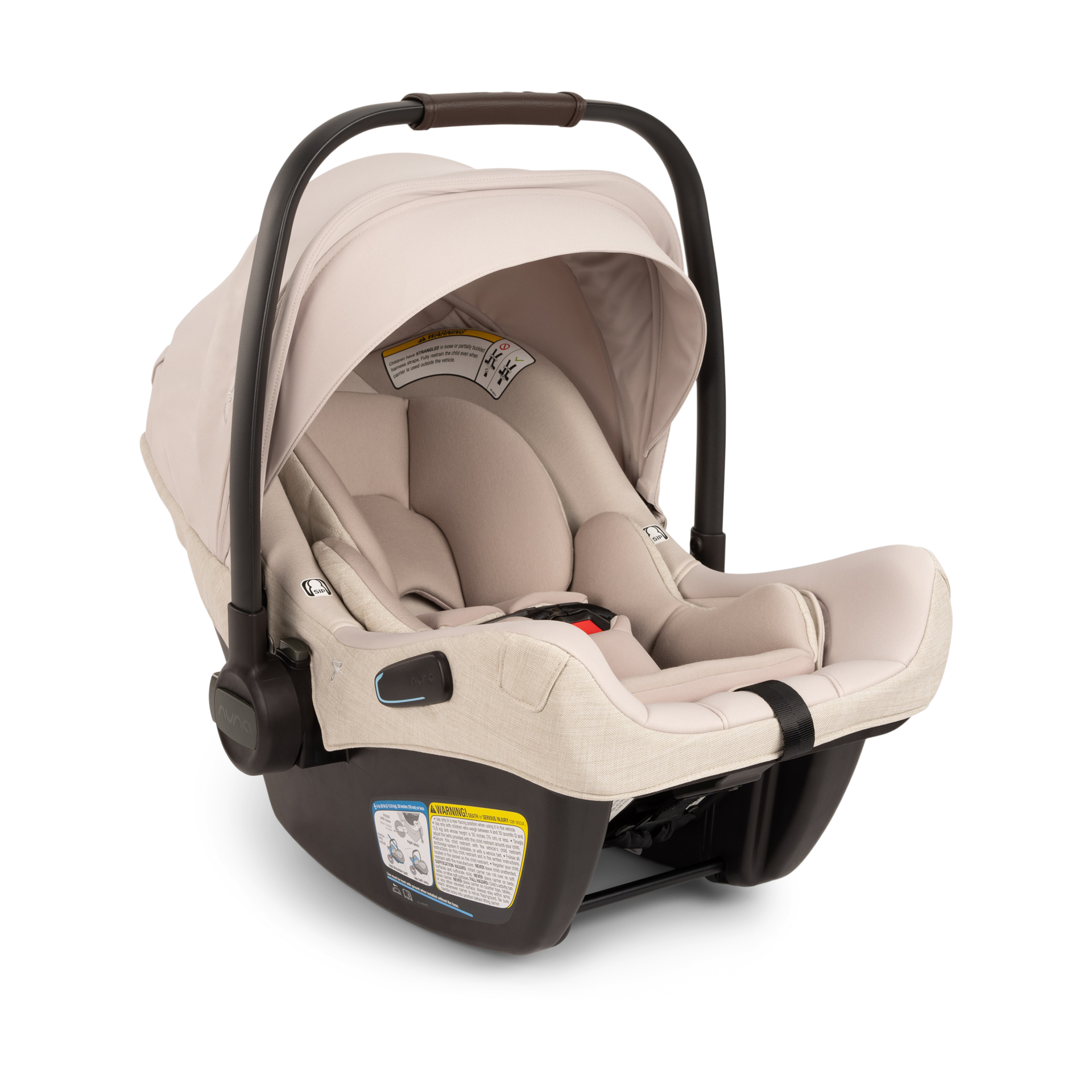 Nuna PIPA aire rx & Car Seat Base Bundle - Biscotti.