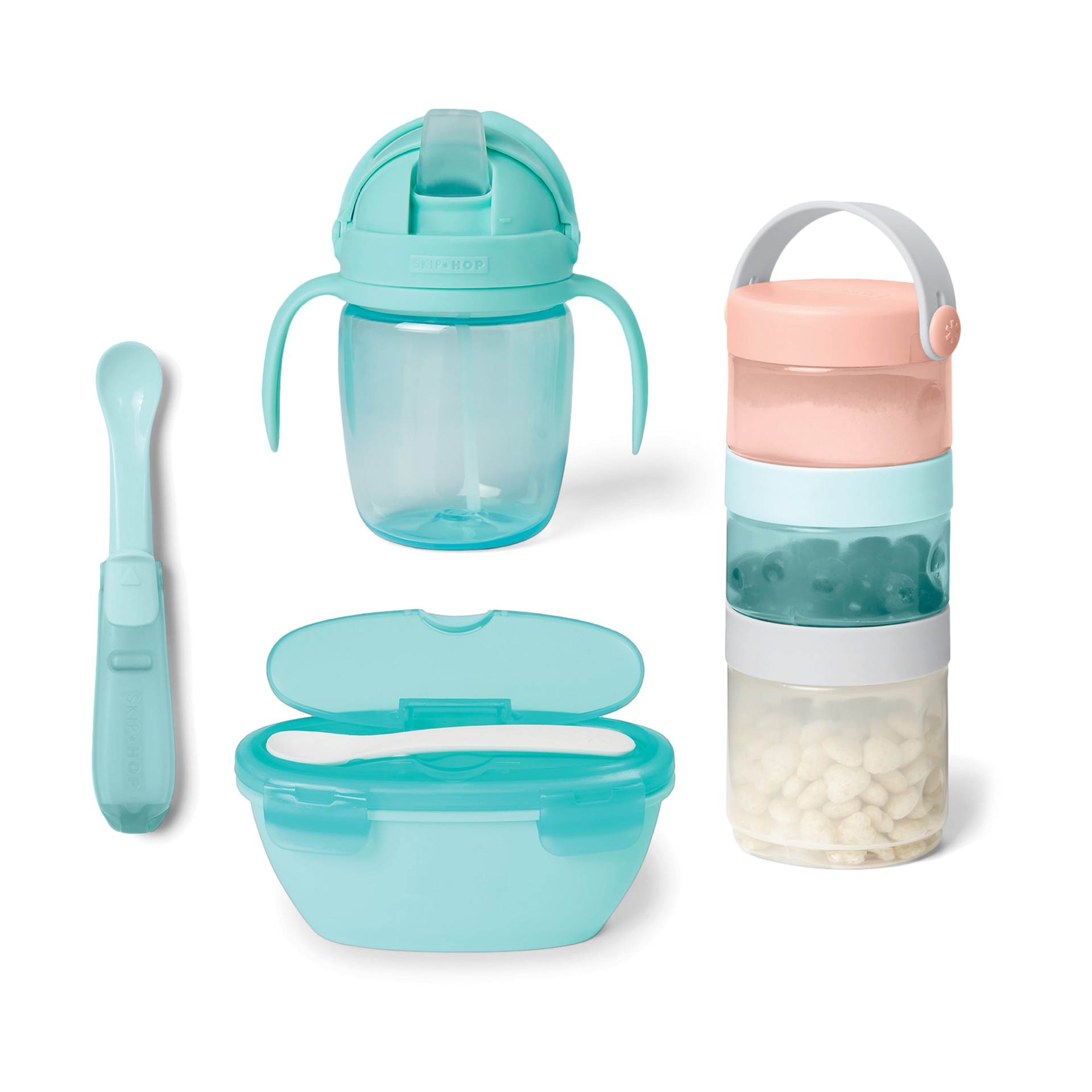Skip Hop Easy-Pack Travel Feeding Set.