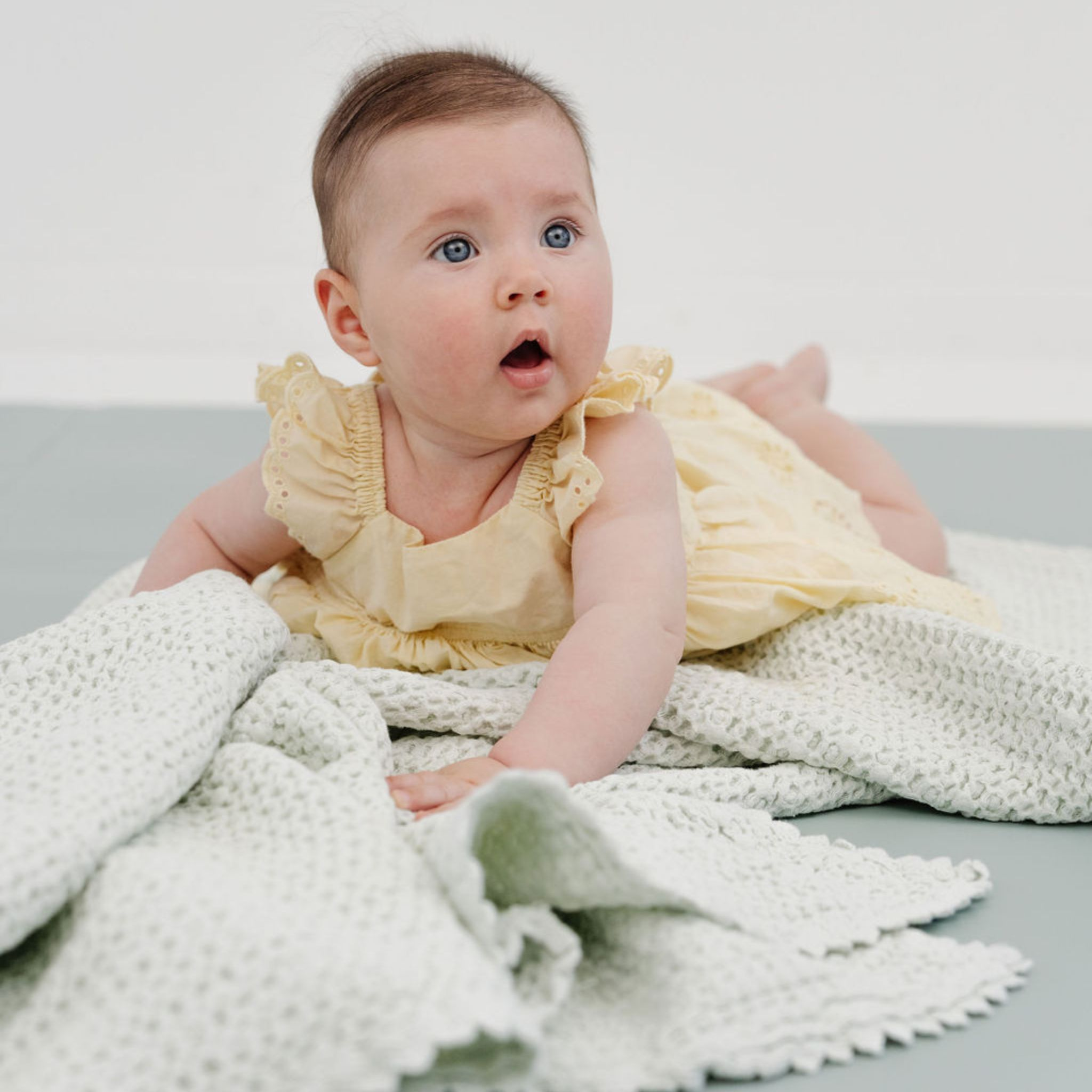 Toki Kids Standard Vegan Leather Play Mat - Sage.