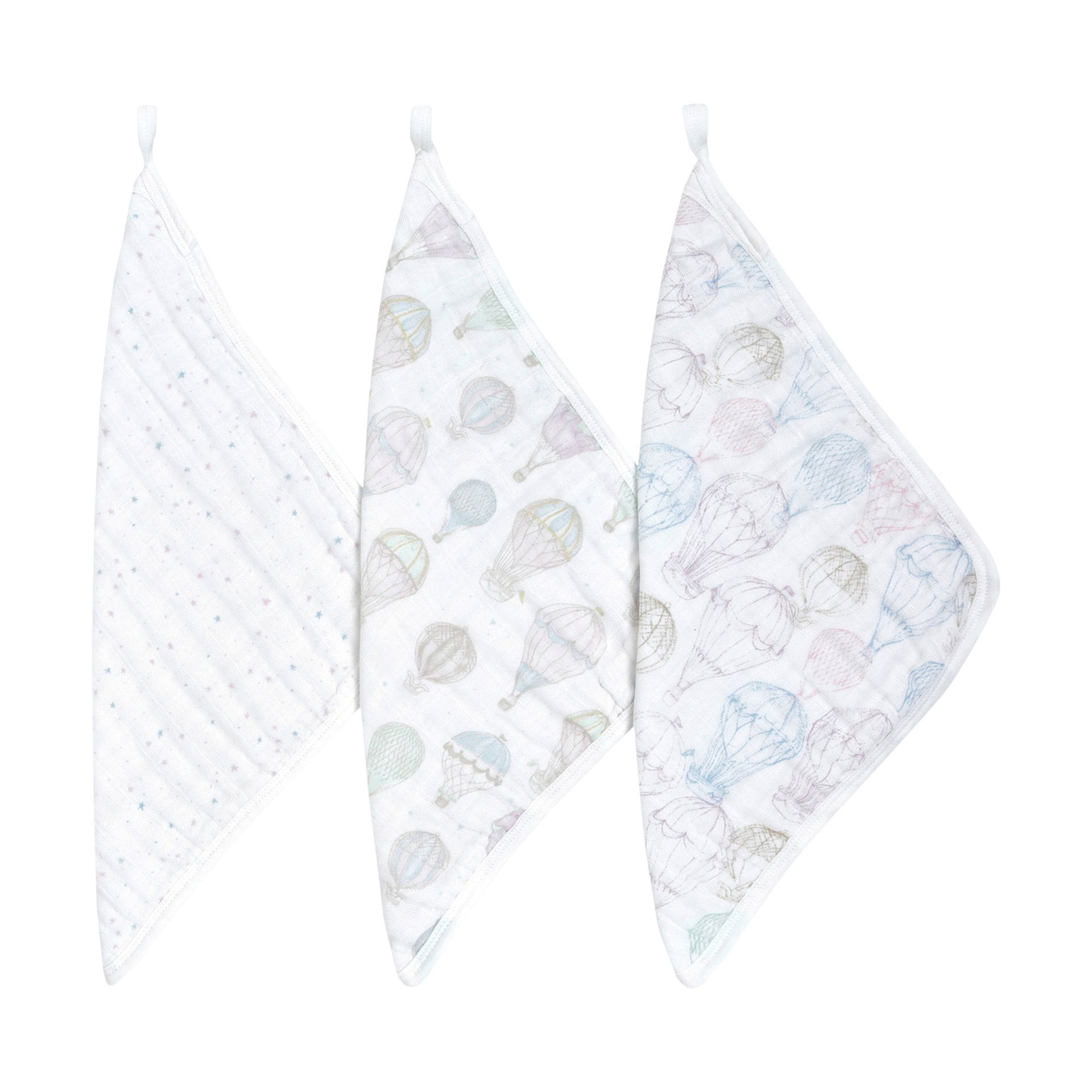 Aden + Anais Organic Washcloth (3 Pack) Above The Clouds Babylist Shop