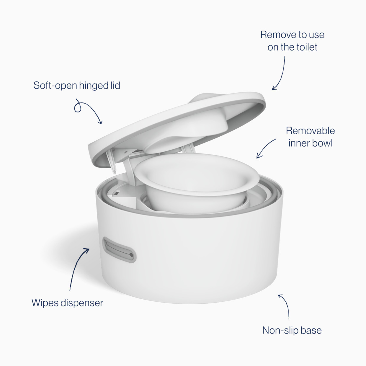 Lalo The 3-in-1 Potty - Coconut.