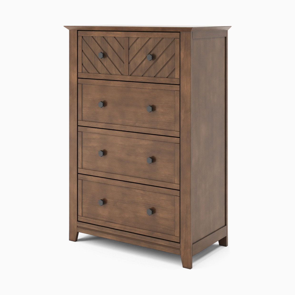 Child Craft Atwood 4-Drawer Chest - Cocoa Bean, Traditional.