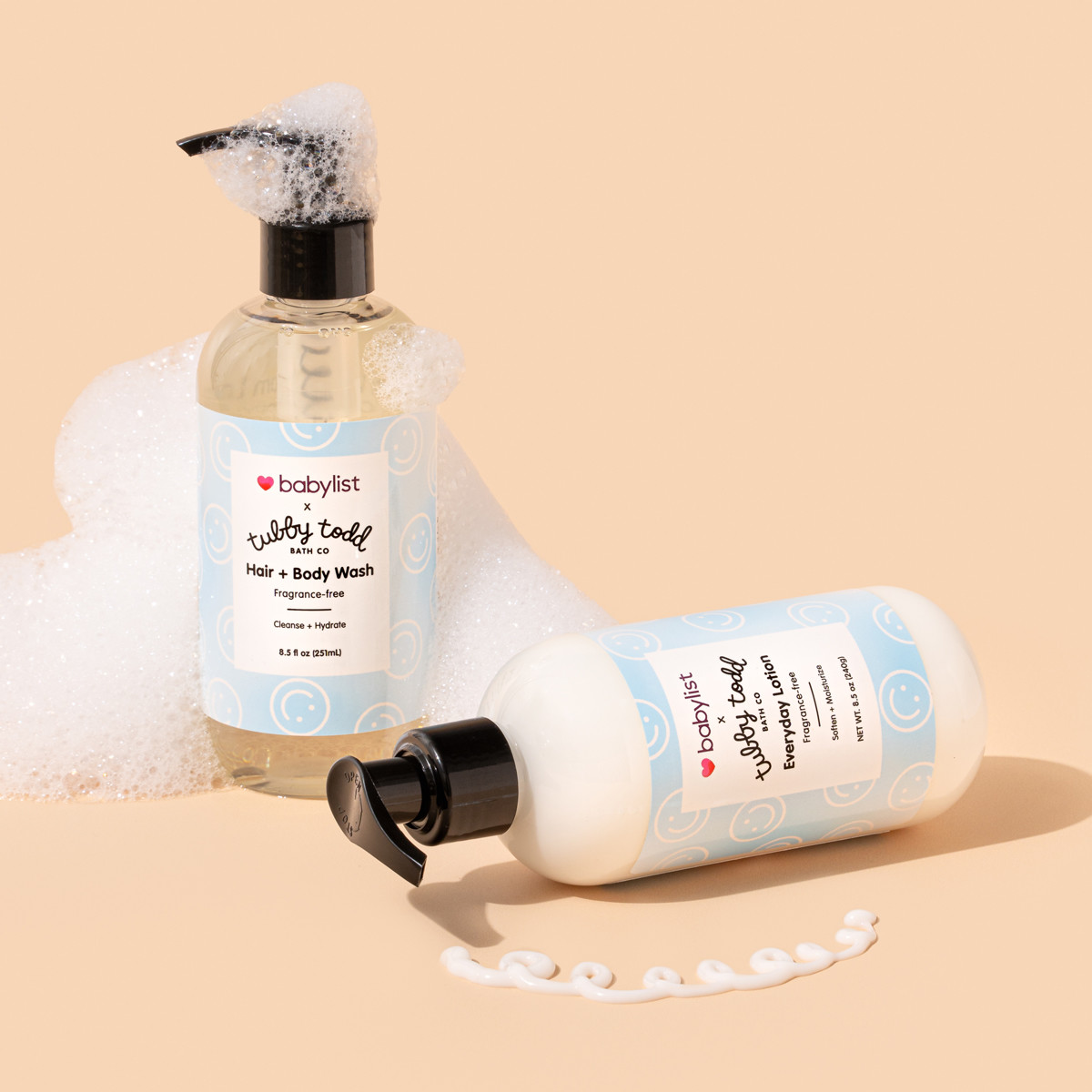 Tubby Todd Tubby Todd x Babylist The Wash and Lotion Gift Set - Fragrance-Free.