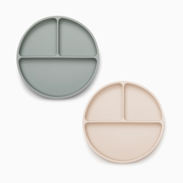 AEIOU Suction Divided Plate.
