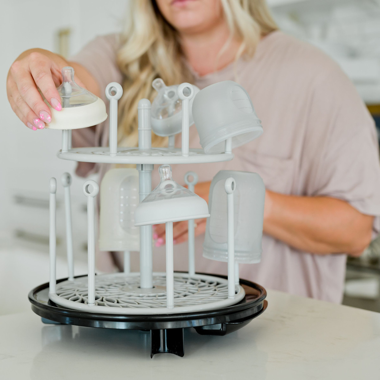 The First Years Spin Stack Drying Rack.