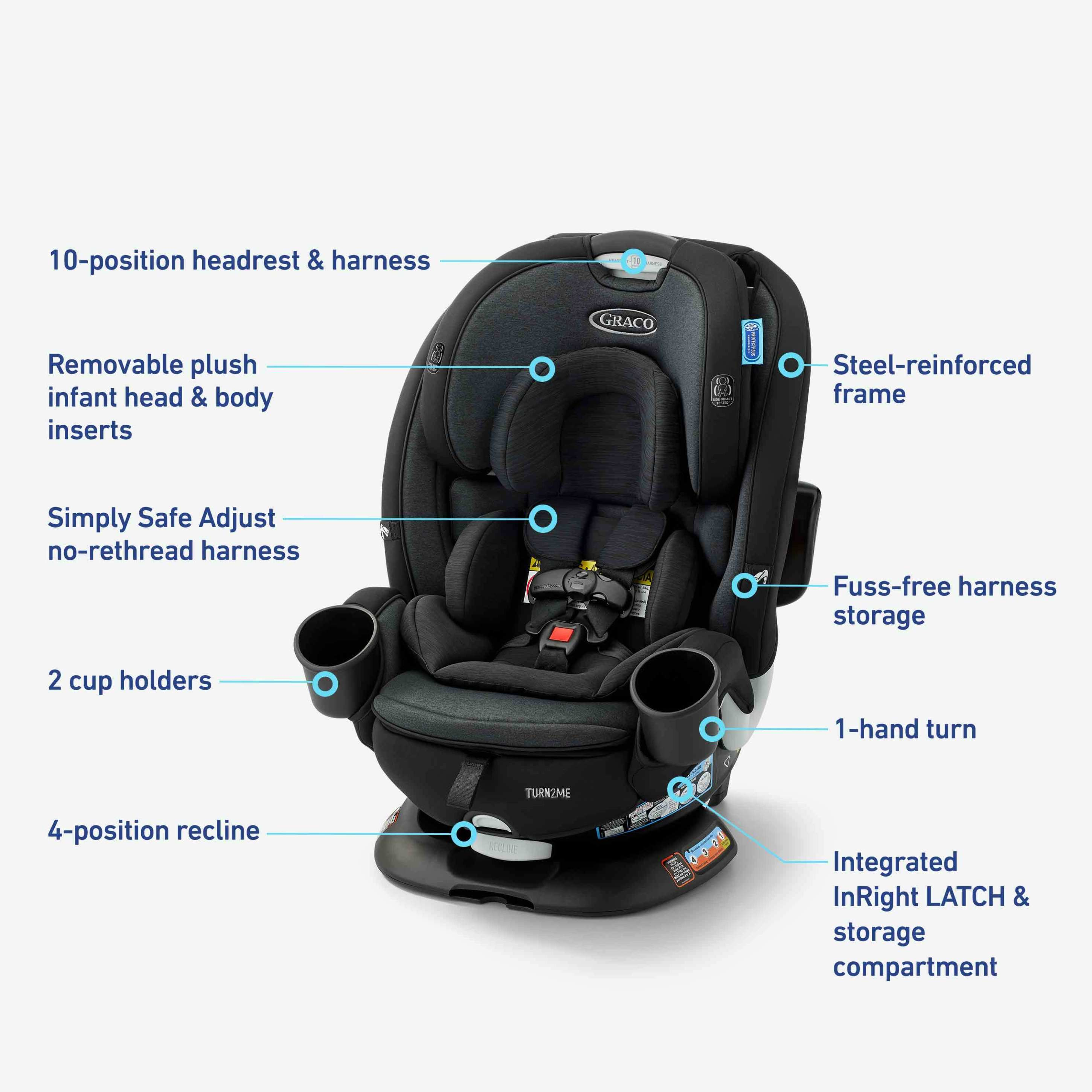Graco Turn2Me 3-in-1 Car Seat - Brighton.