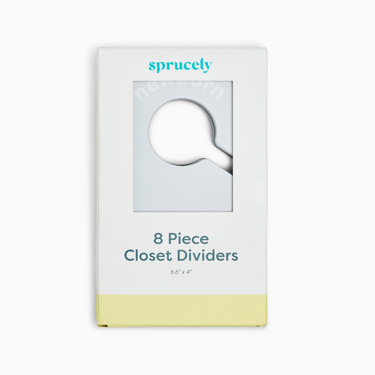 Sprucely 8 Piece Closet Dividers - Grey.