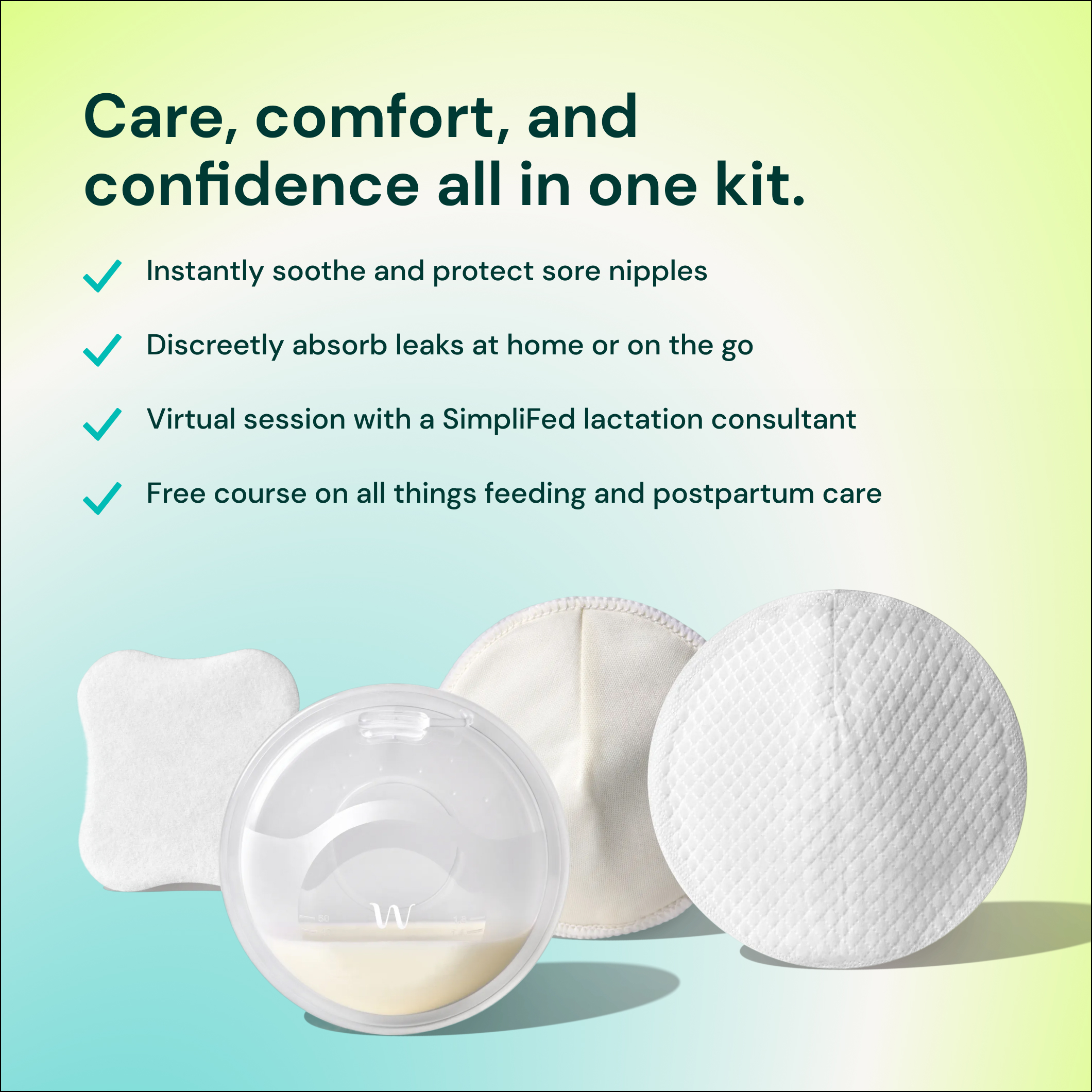 Willow Breastfeeding Care Kit - Clear.