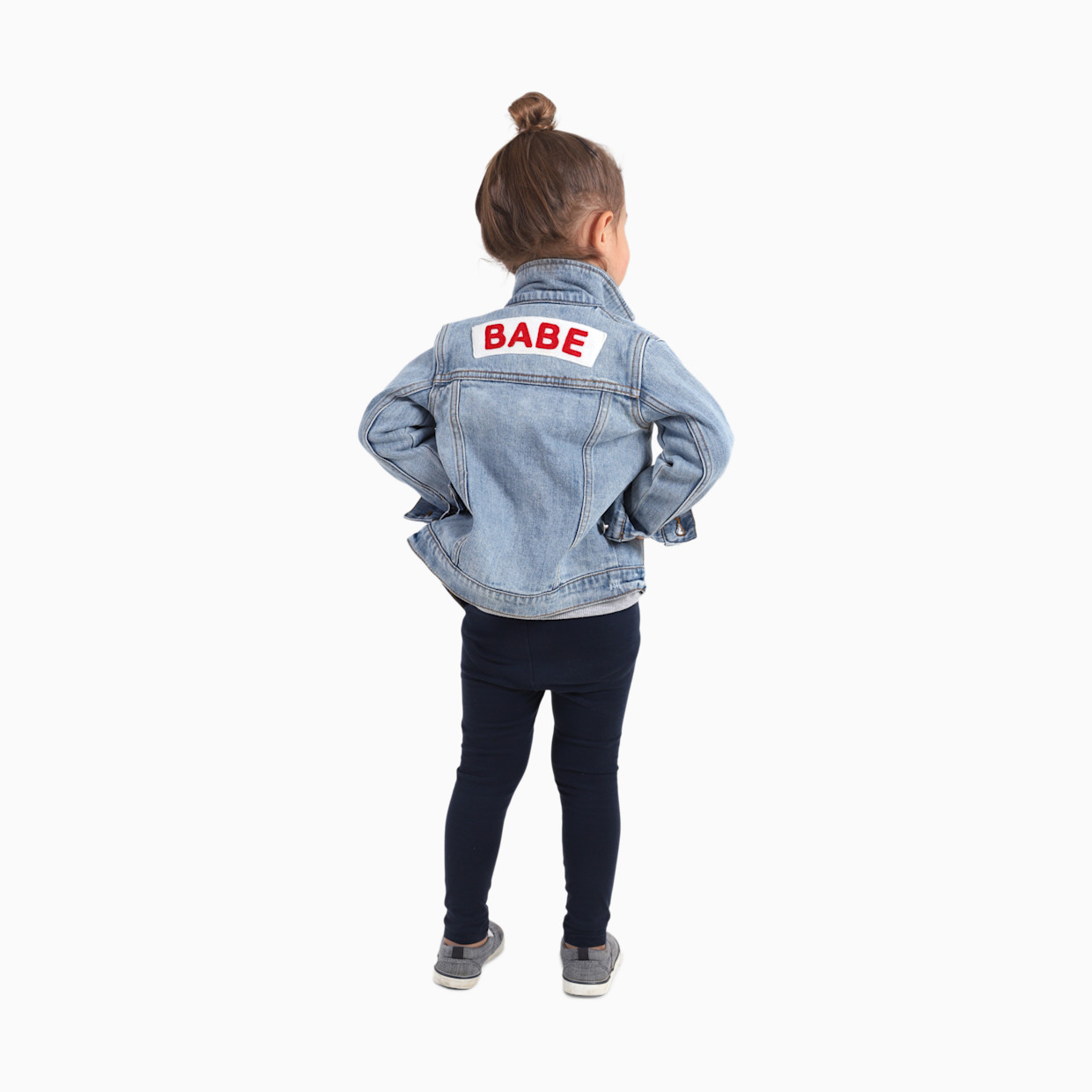 Ingrid and Isabel Babe Jacket - Light Wash, 5 T.