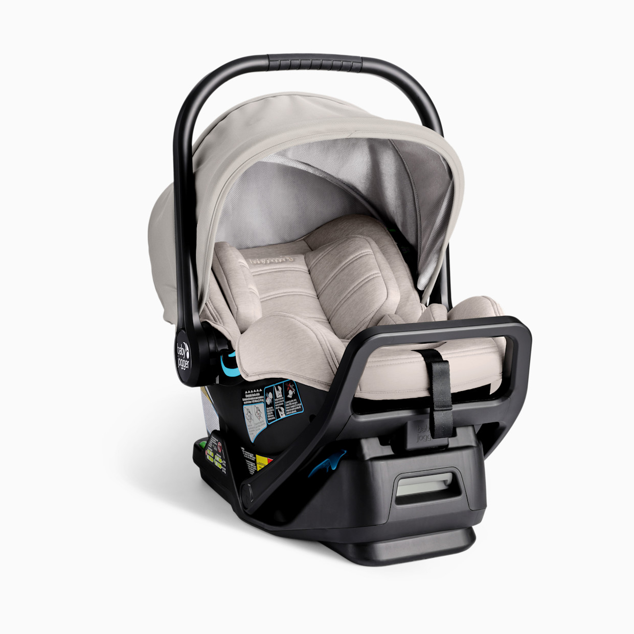 Baby Jogger City GO 2 Infant Car Seat - Frosted Ivory.
