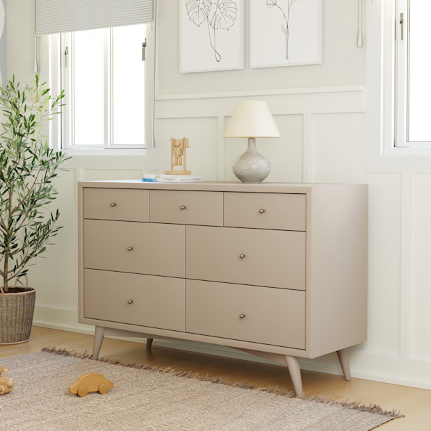 babyletto Palma 7-Drawer Assembled Double Dresser.