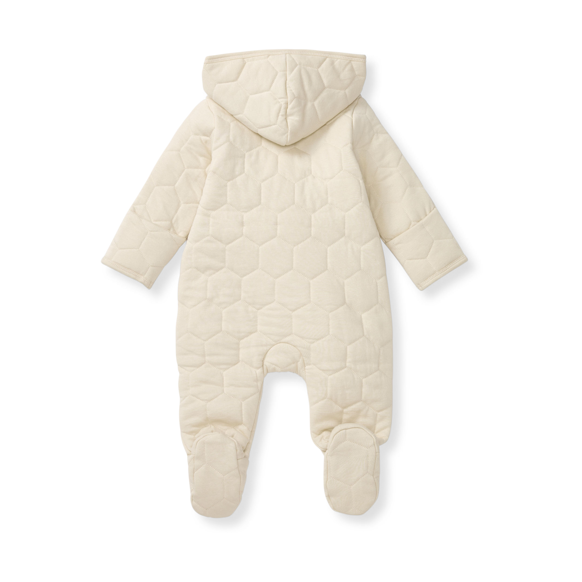 Burt's Bees Baby Organic Cotton Honeycomb Quilted Bunting - Oat, 3-6 M.