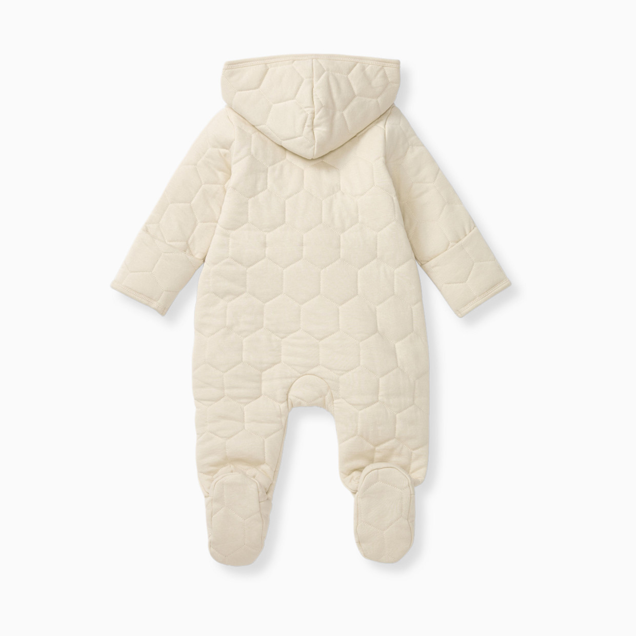 Burt's Bees Baby Organic Cotton Honeycomb Quilted Bunting - Oat, 3-6 M.